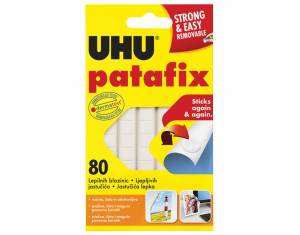 Ljepilo-jastučići 65g 80x Patafix UHU 48810 bijelo blister