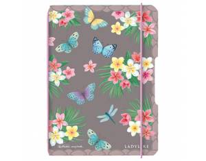 Notes A6 crte (isprekidane) 40L 70g s gumicom Ladylike Butterflies Herlitz 50044313