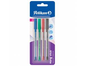 Olovka kemijska Stick K86 pk4 Pelikan 820875 sortirano blister